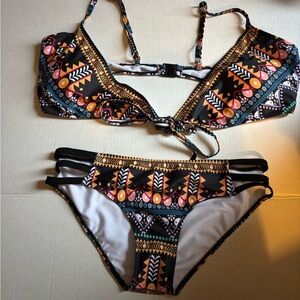 Tribal Print Bikini Set